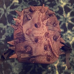 Crocodile Spiked Backpack by mad pax
